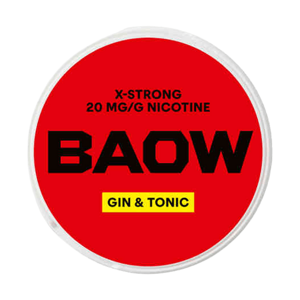 BAOW Gin & Tonic X-strong nicotine pouches